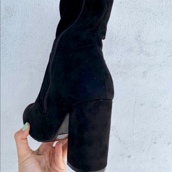 ‼️Black Floral Bootie‼️ - Picture 6 of 7